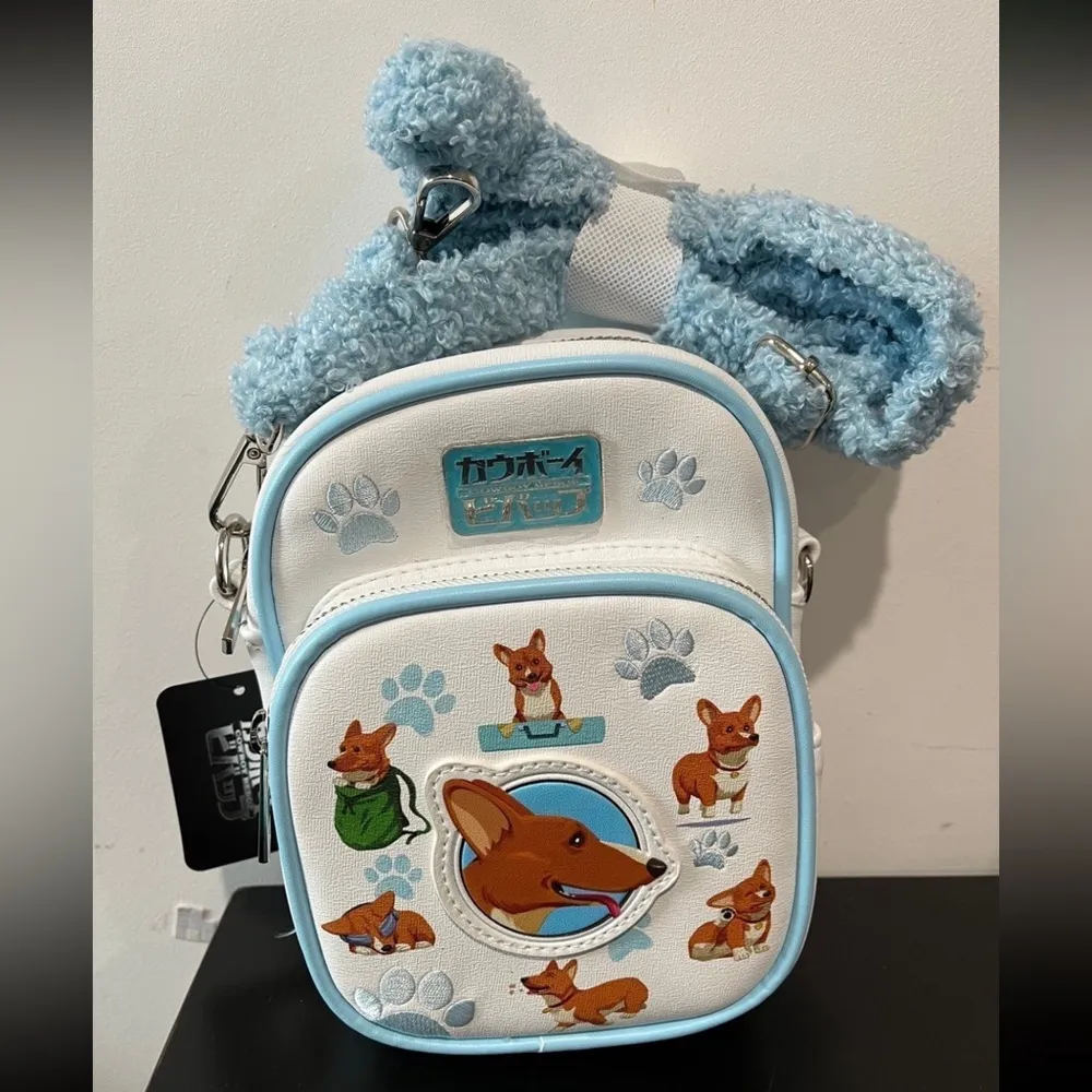 Cowboy Bebop Ein Allover Print Crossbody Bag - Image 8