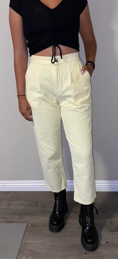 Urban Outfitters Renewal Remnants Overdyed Corduroy Mom Pant - Image 3