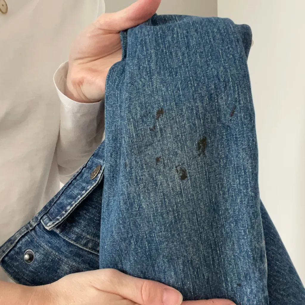 Vintage Express Blue Cotton Denim Chore Jacket - Image 8