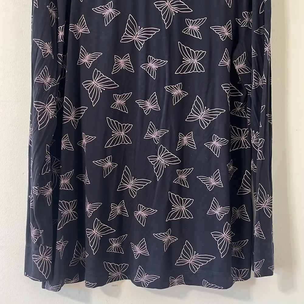 Soma Cool Nights Long Sleeve Grosgrain Trim Notch Collar Pajama Top Size Large - Image 11