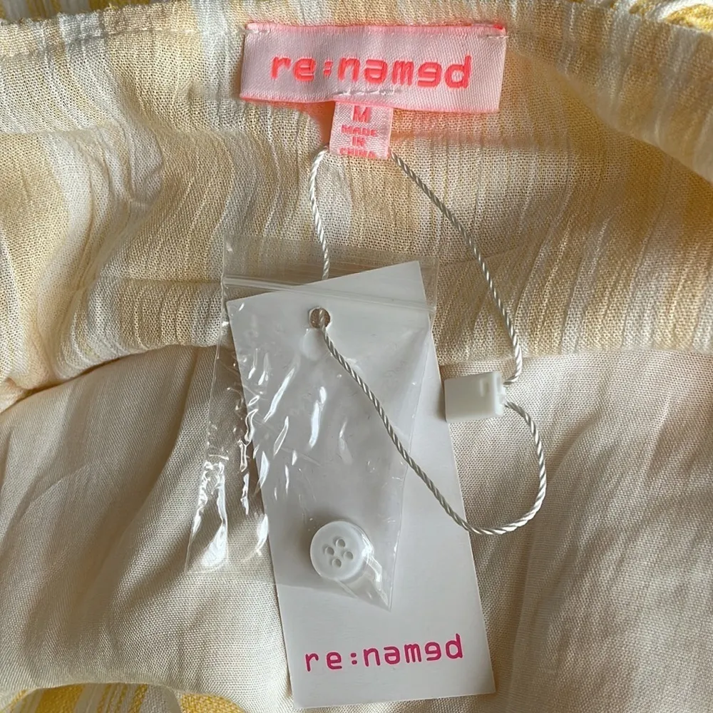 re:named  Off Shoulder Button Down Dress - Image 4