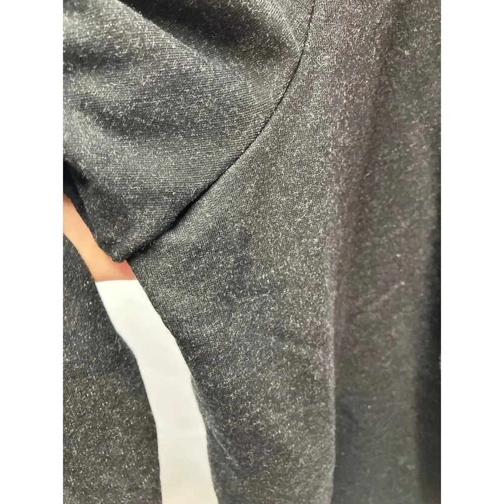 New Peruvian Connection Charcaol Chatham Knit Jacket Womens XL Soft Classic Open - Image 4