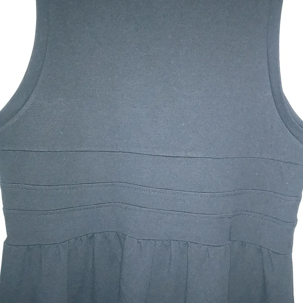 Theory 12 Sleeveless Knit Black Sheath Mini Dress Funeral - Image 4