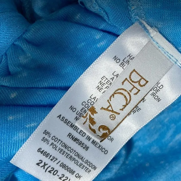 BECCA by Rebecca $88 Virtue Beach‎ Date High Neck Dress Cover-Up 2X 20 22 - Image 7