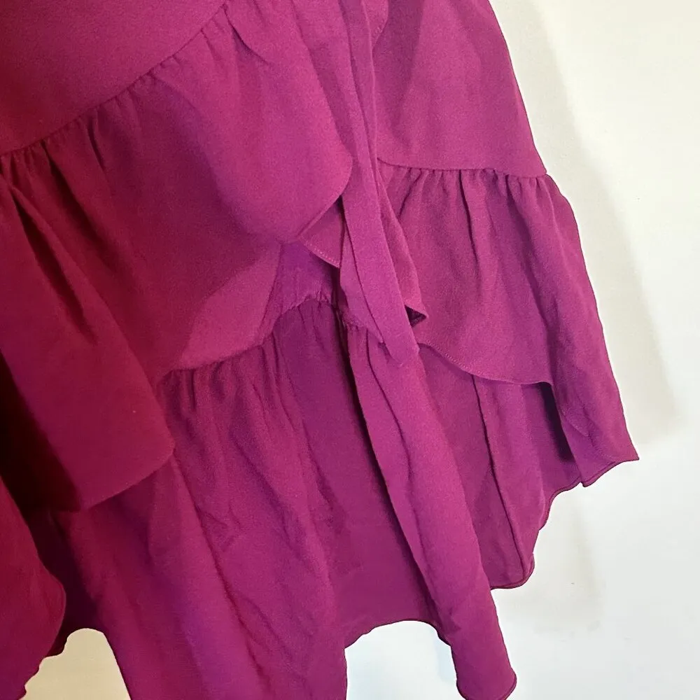 NEW Dress the Population Delphine Dress in Dark Magenta - Extra Small - Image 5