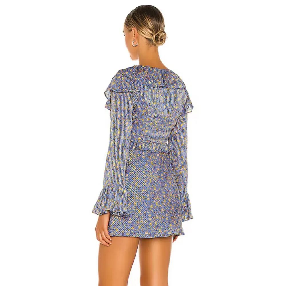 Free people Sweetest Thing Mini Dress in Midnight Cowboy size 0 long sleeve - Image 3