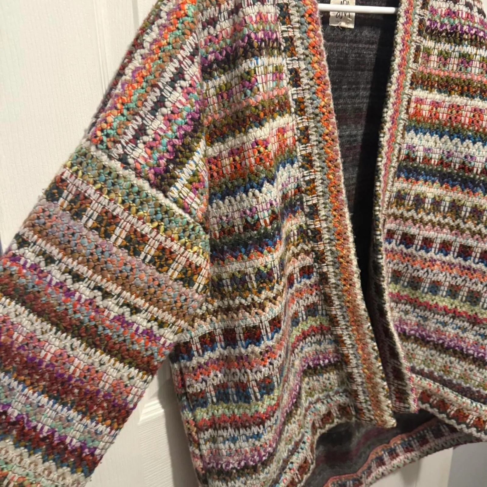 ANTHROPOLOGIE DRA Yoko Kimono Woven Knit Jacket - Image 3