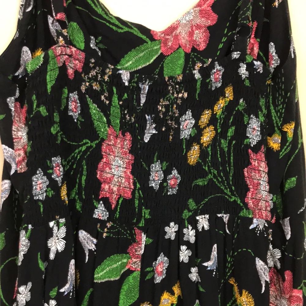 Old Navy Women’s Boho Floral Print Multicolor Tiered Tank Dress - Image 7