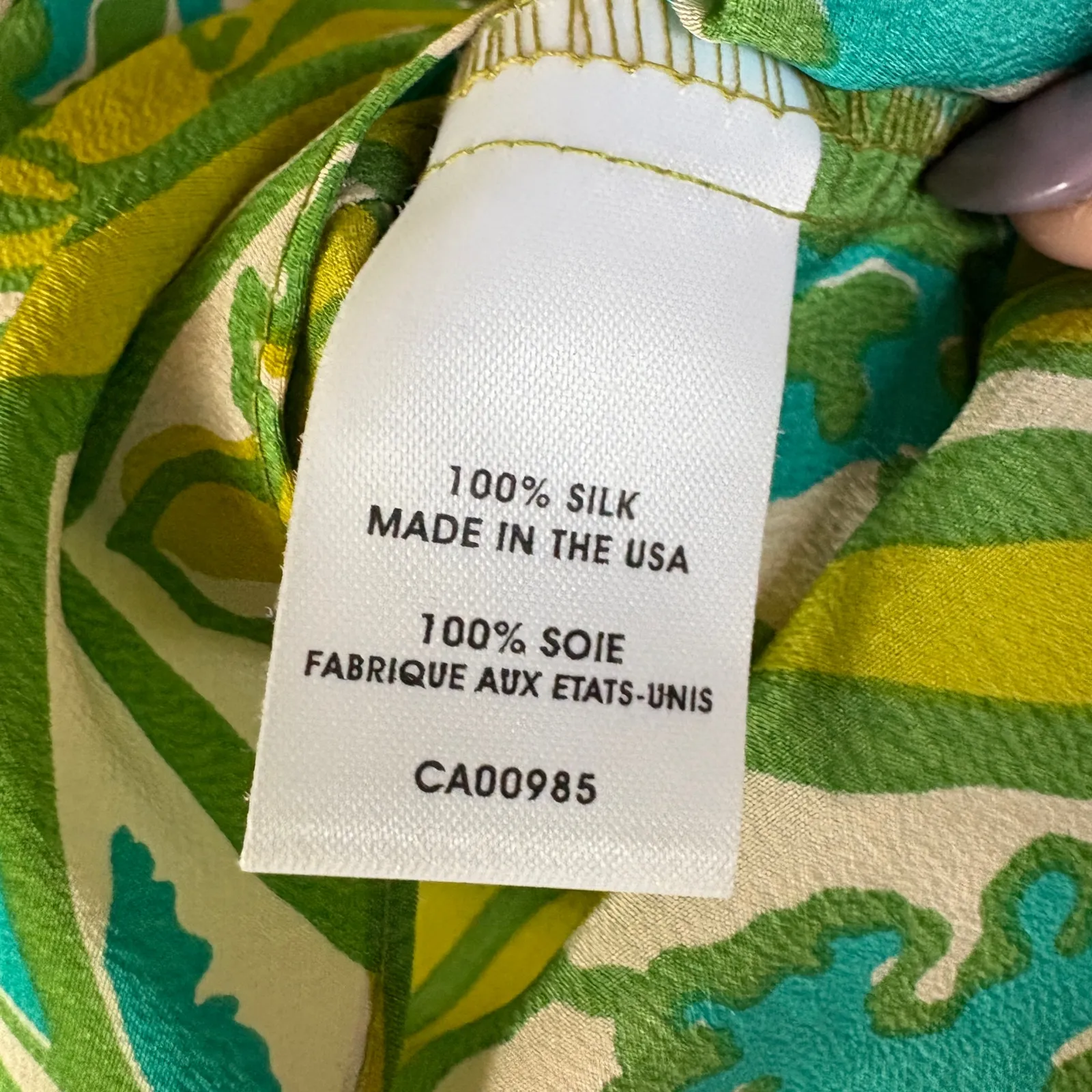 Vintage Nanette Lepore Silk Blouse Y2K Paisley Buckle Fairy Office Siren Small - Image 9