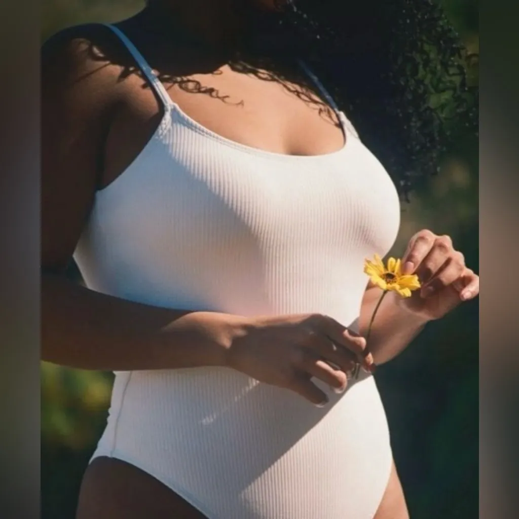 Andie Swim ‘The Laguna’ One Piece Ribbed in White | Size XXL Tall | NWT - Image 3