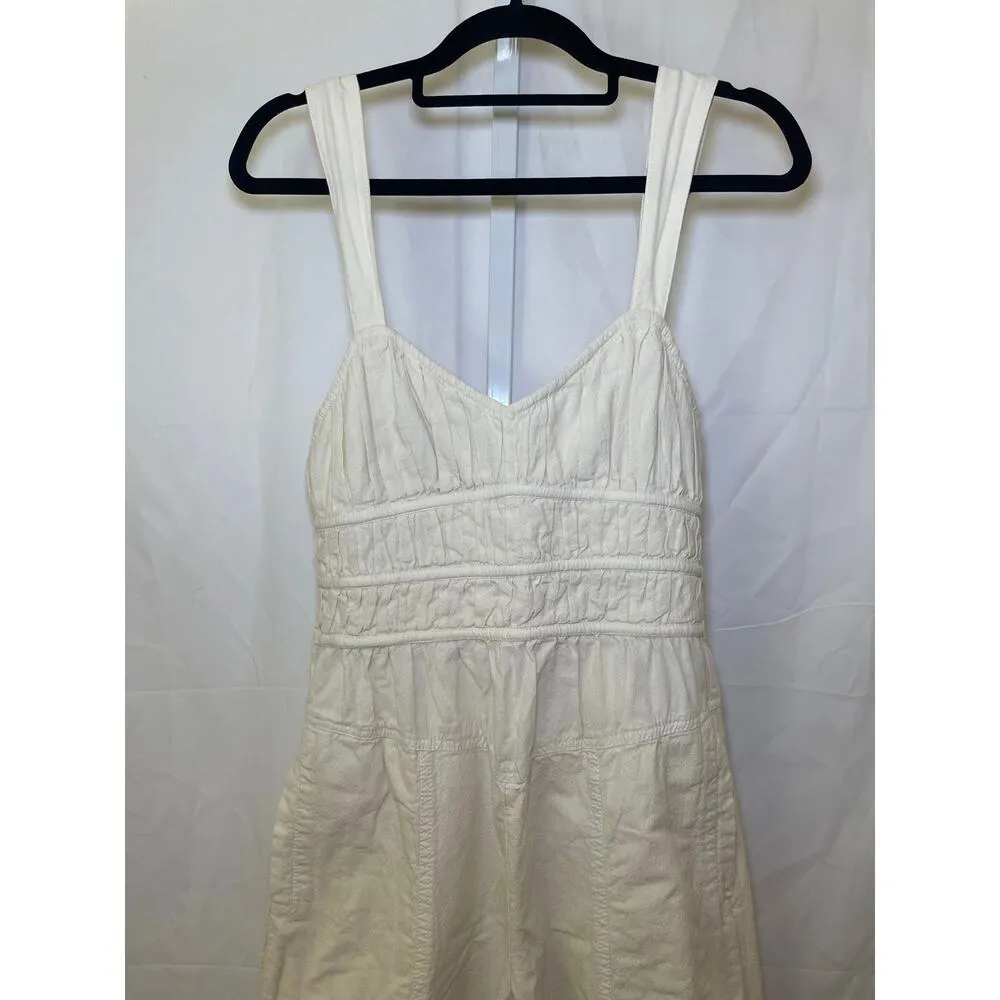 Free People Girl After All Ruched One-Piece - Women Size S - Cream - Image 8