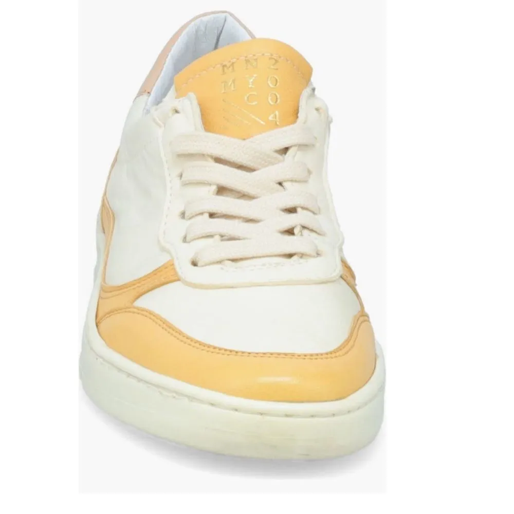 Miz Mooz Veronica Leather Sneaker Lightweight Yellow/White Size‎ 9 Euro 40, NWT - Image 3