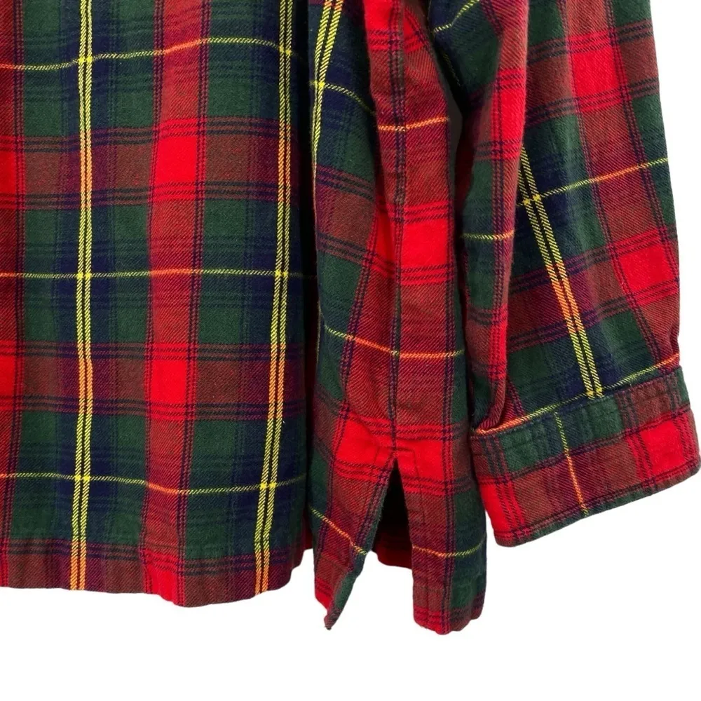 Vintage Blair Women’s Plaid Flannel Button Down Size 2XL - Image 3