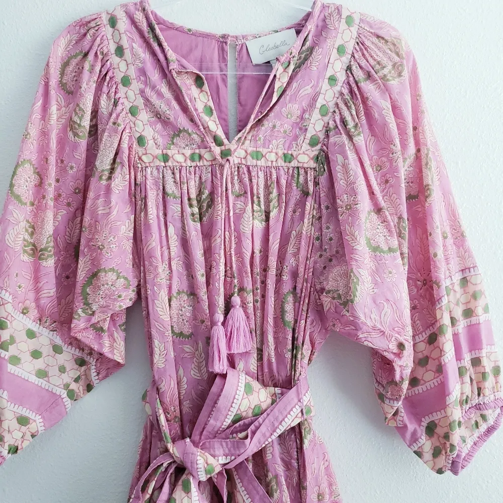 Cleobella Magdalena mini wildflower balloon sleeve dress - Image 3