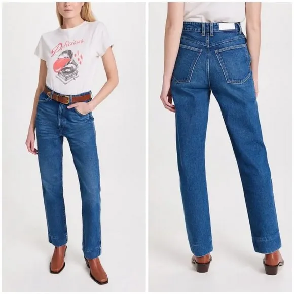💕RE/DONE💕 70s Cigarette Jeans ~ River Blue 30 NWT - Image 2