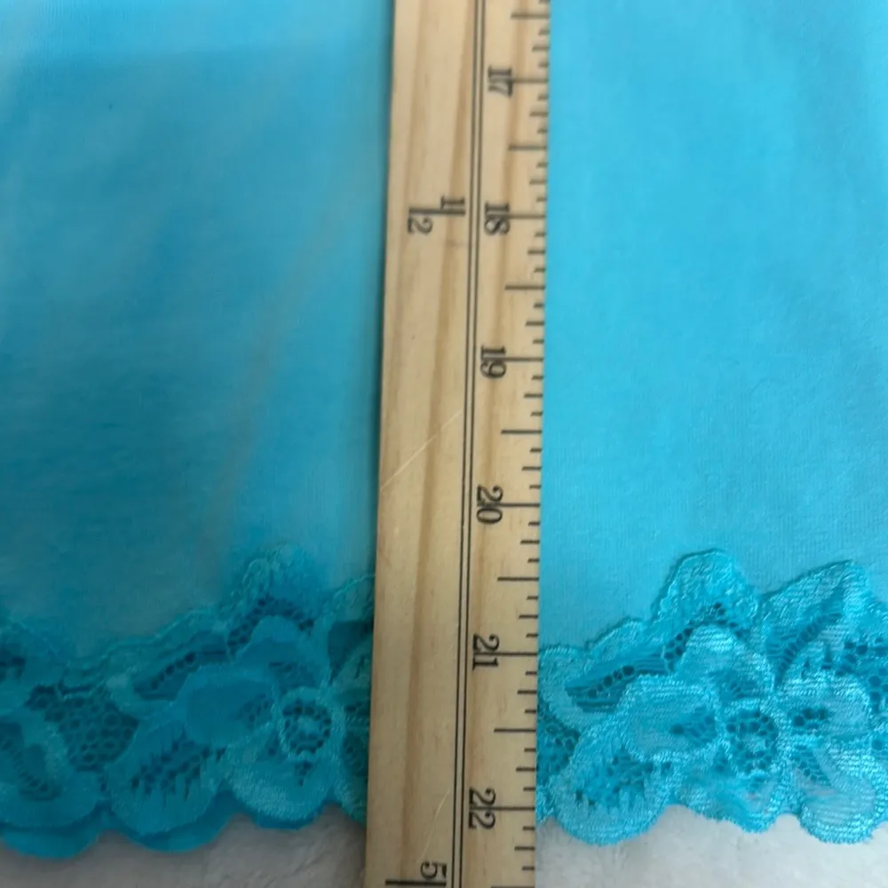Coldwater Creek Turquoise Lace Trim Tank Top - Image 5