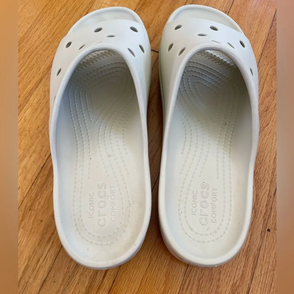 Crocs classic platform slides Sandals size 9 - Image 5