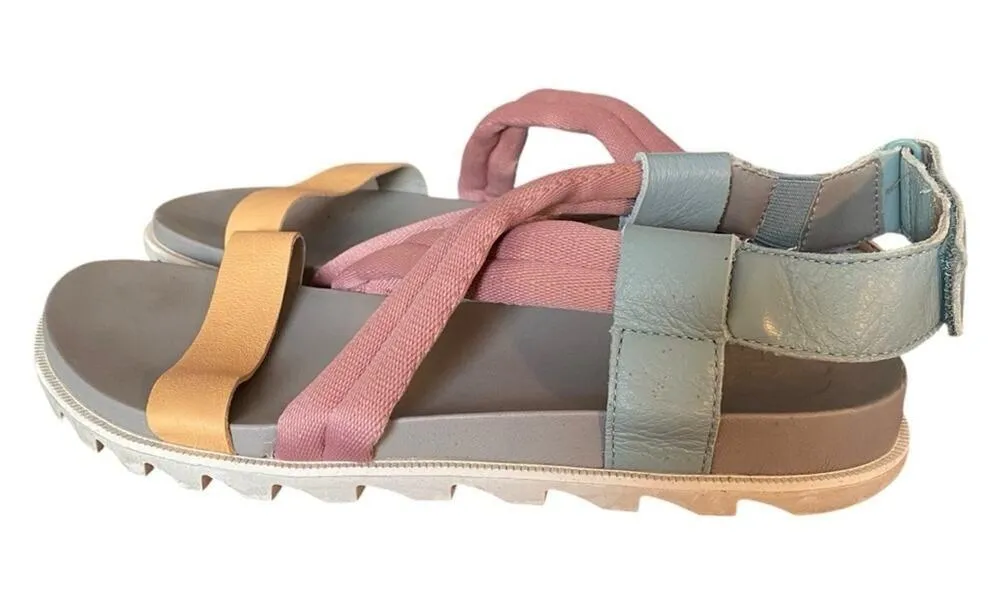 Sorel Roaming Decon Sandals Crushed Blue Chrome Gray size 9 - Image 5