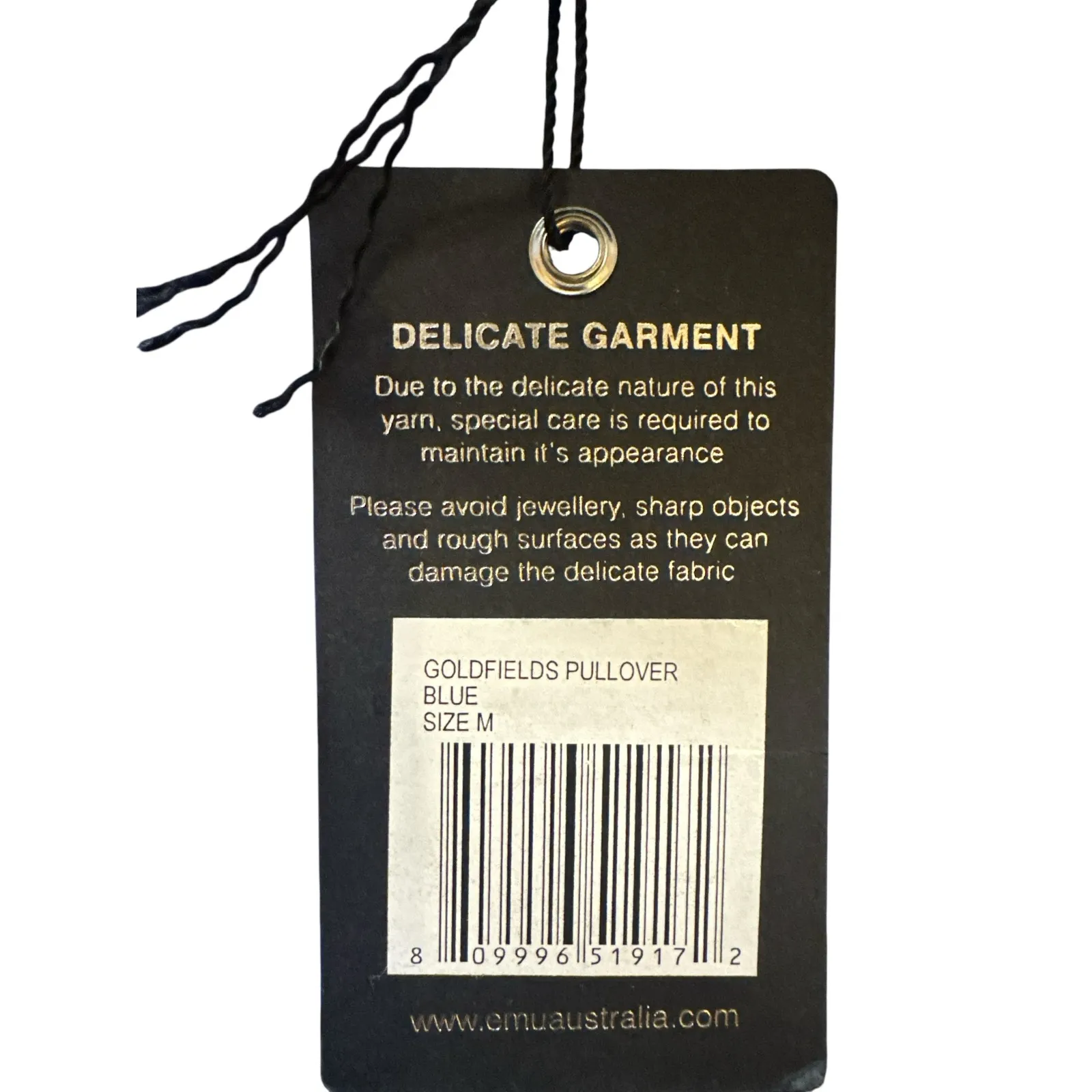 NWOT EMU Australia Merino Wool Cable Knit Sweater Back Zip Metallic Size M Gray Size M - Image 8