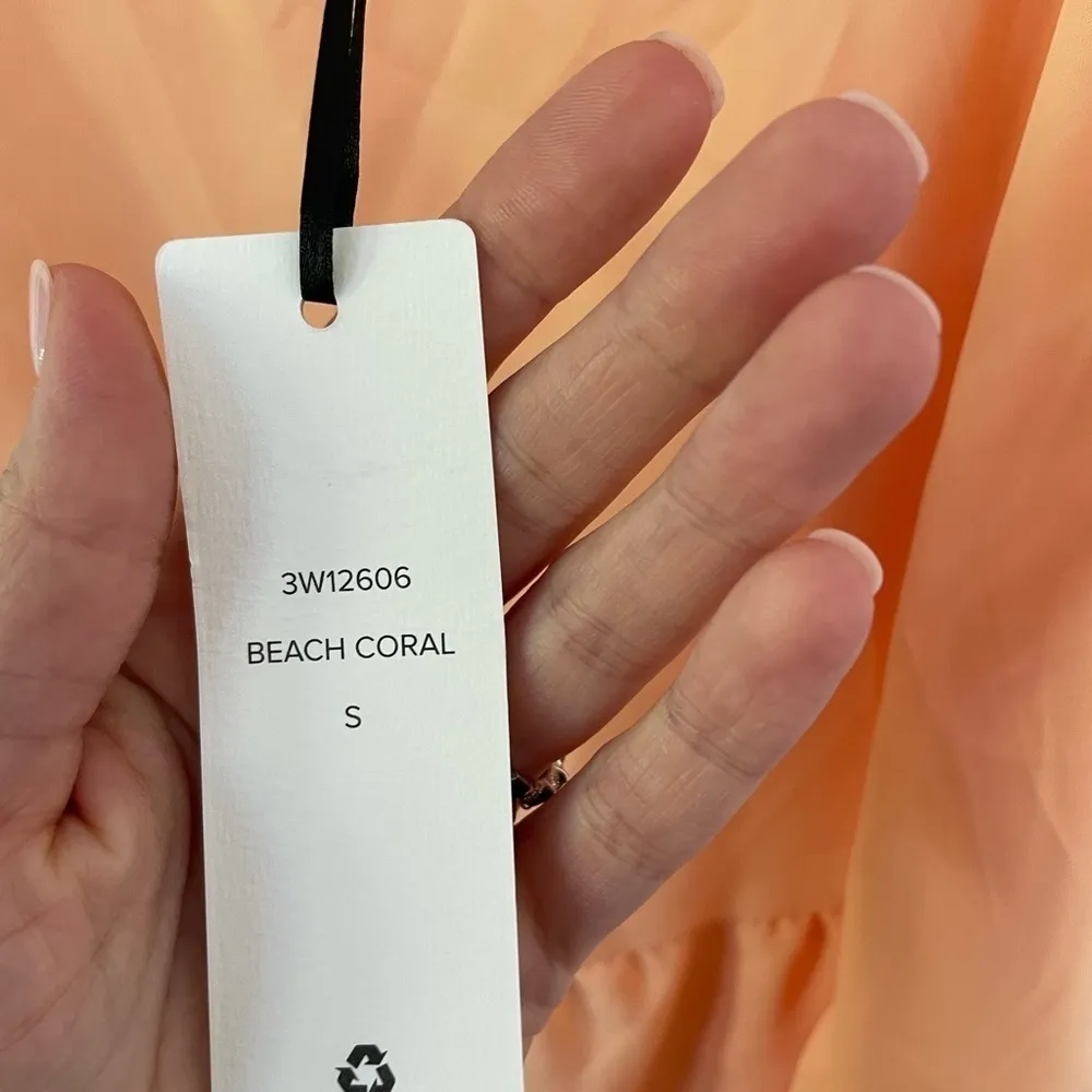 NEW Olive And Oak Peach Tank Top size small beach coral - Image 3