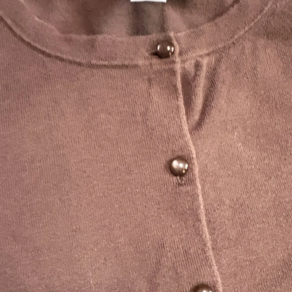 LOFT Chocolate Brown Women's Cardigan - Image 4
