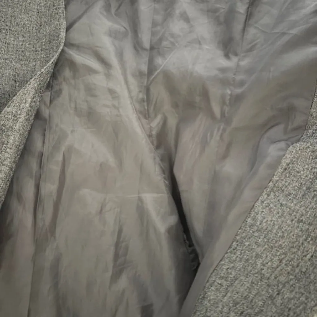 John Meyer Collection Gray Blazer 12 Tailored Timeless Classic Career 1 Button - Image 6