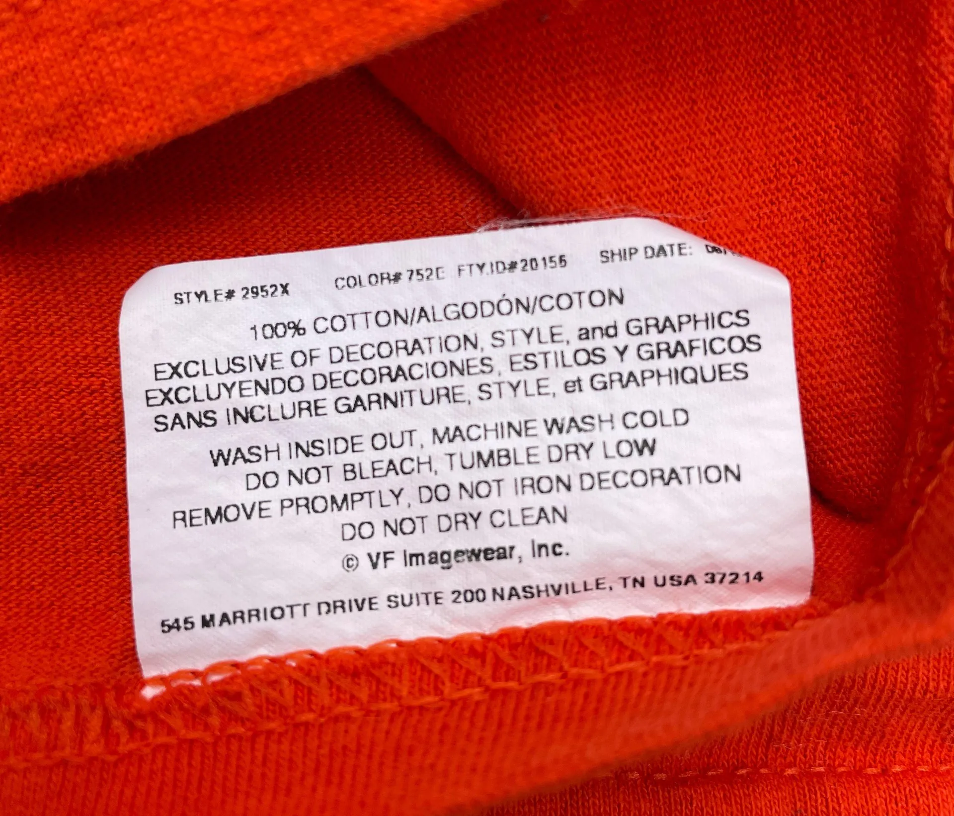 Denver Broncos Orange T-shirt - Image 7