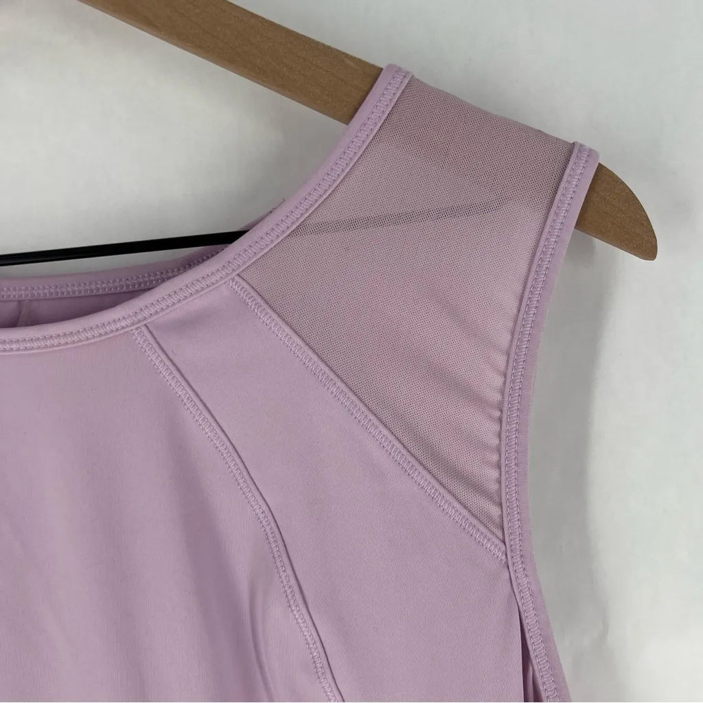 Spyder Limitless Tank Top Purple Aster Mesh Panels Performance‎ Moisture Wicking - Image 2