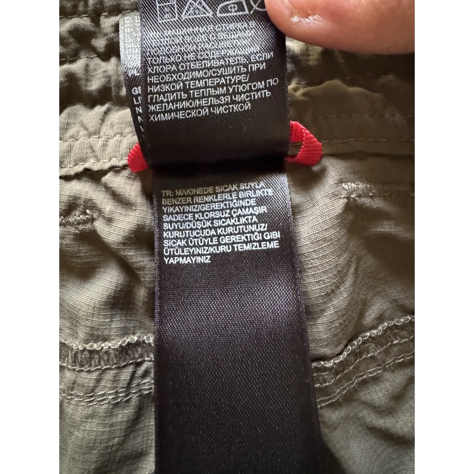 The North Face Shorts Women Size 6 Green Bermuda Hiking Nylon Quick Dry Outdoor - Image 14