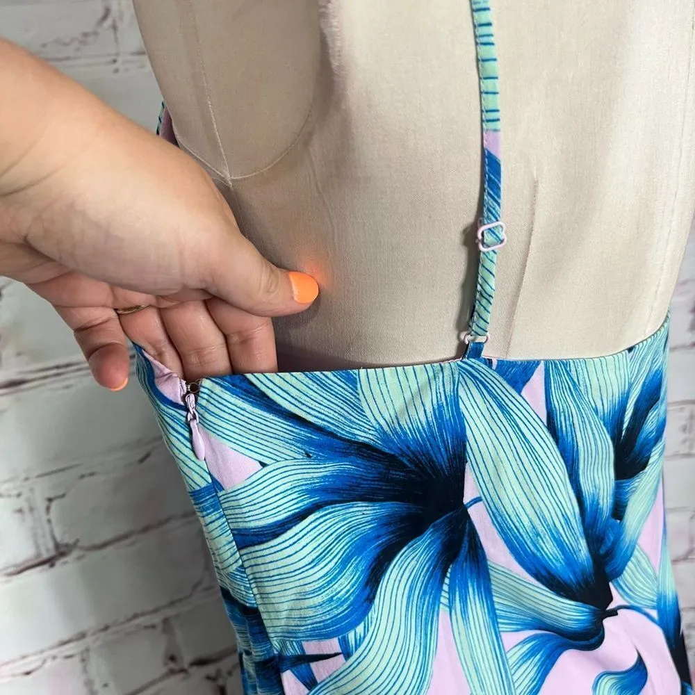🔥5 for $25 sale🔥 VICI purple tropical floral mini tank dress - Image 8