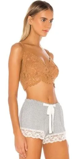 Celine Longline Lace Bralette - Image 3
