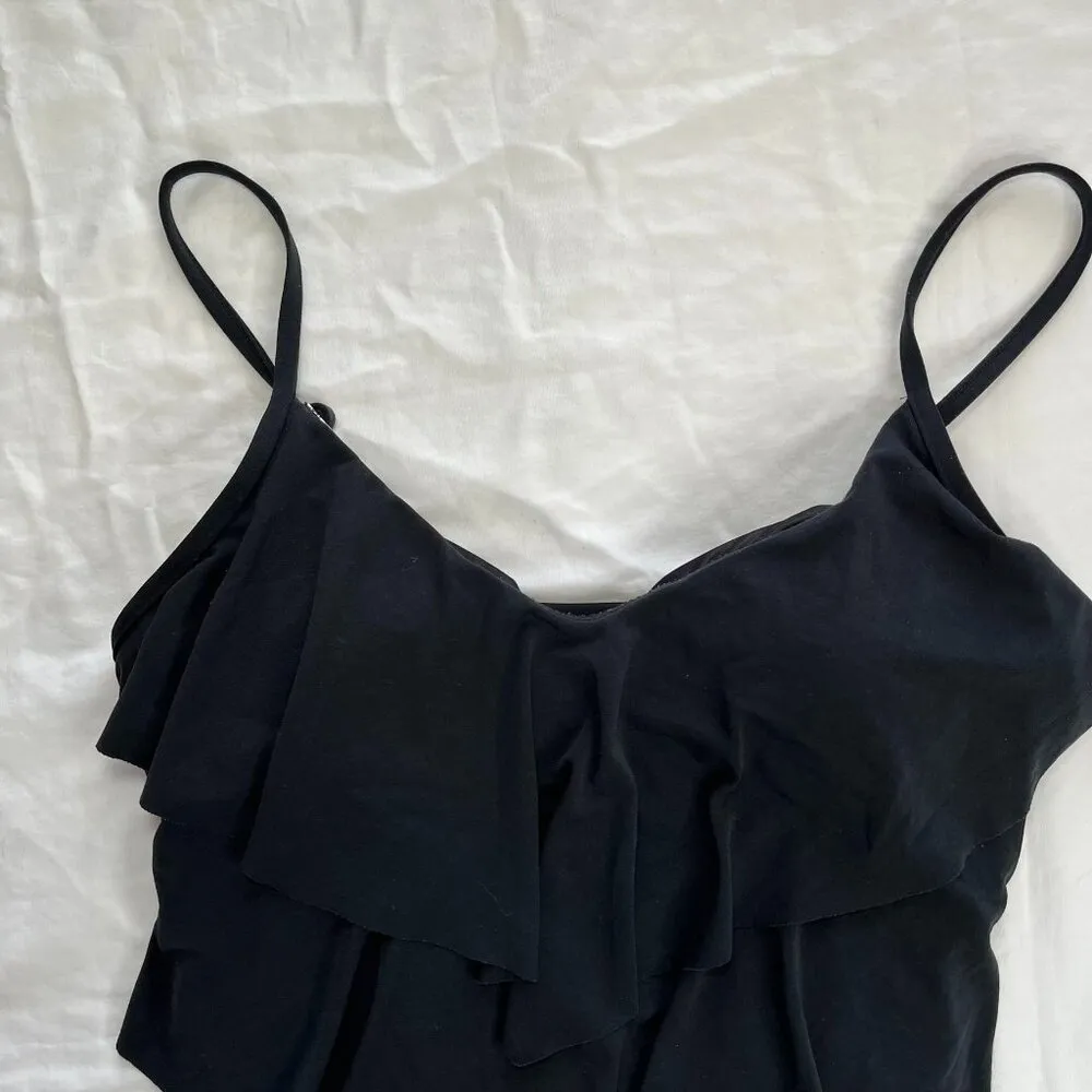 Magicsuit Black Tiered Slimming Tankini Bra Top Swimsuit size 12 - Image 3