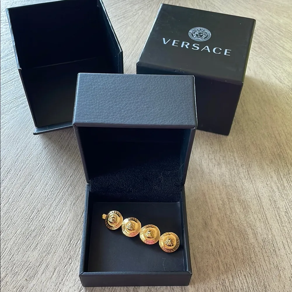 Versace Medusa Tribute Hair Barrette - Image 2