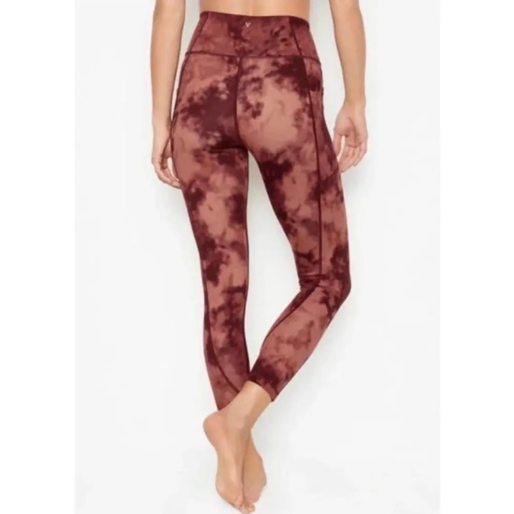 NWT Victoria’s Secret Flow On Point Leggings Purple‎ Pink Brown Size 2 - Image 2