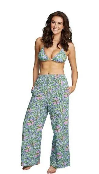 Liberty & Justice Women's Cotton Grotto Pull On The Ainatou Pant with Pockets XL Blue - Image 1
