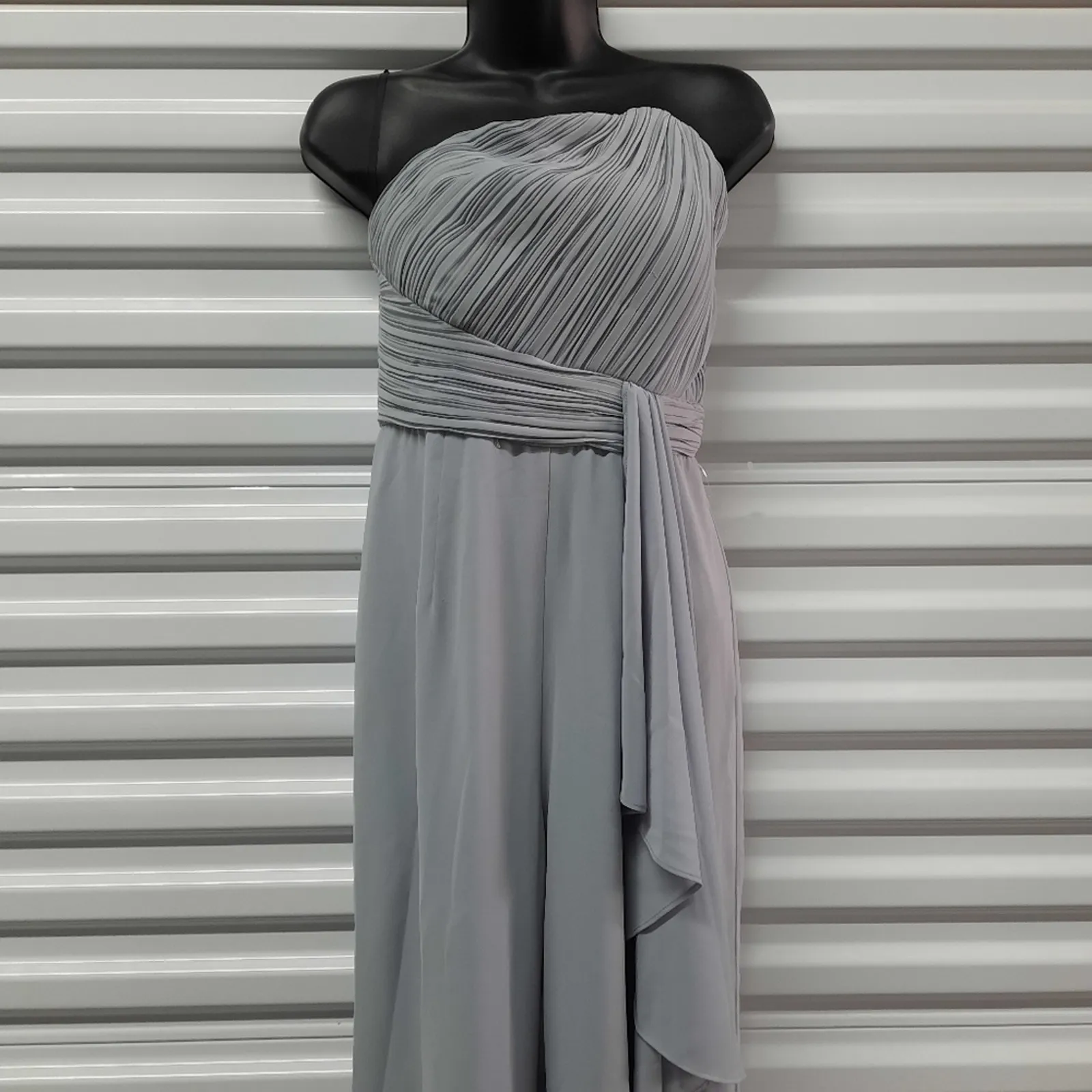 Lavish Alice Jumpsuit Womens Size 8 Gray Formal Pants Party Romantic Evening - Image 6