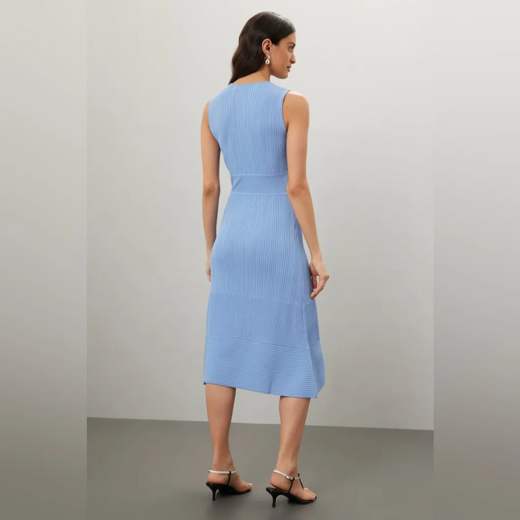 Jason Wu Blue Knit Dress FLAWED - Image 3