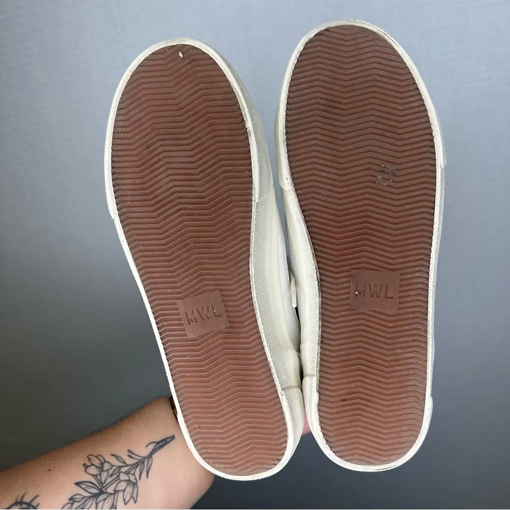 MWL Madewell | Unisex Shoe White Sneakers Minimalist‎ Design - Image 5