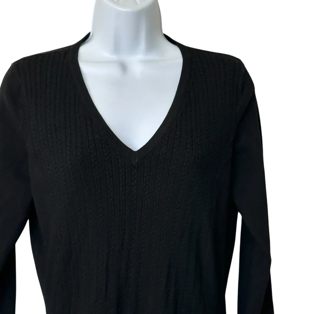 Rag & Bone Long Sleeve Knee Length Textured Knit sweater Dress M - Image 15