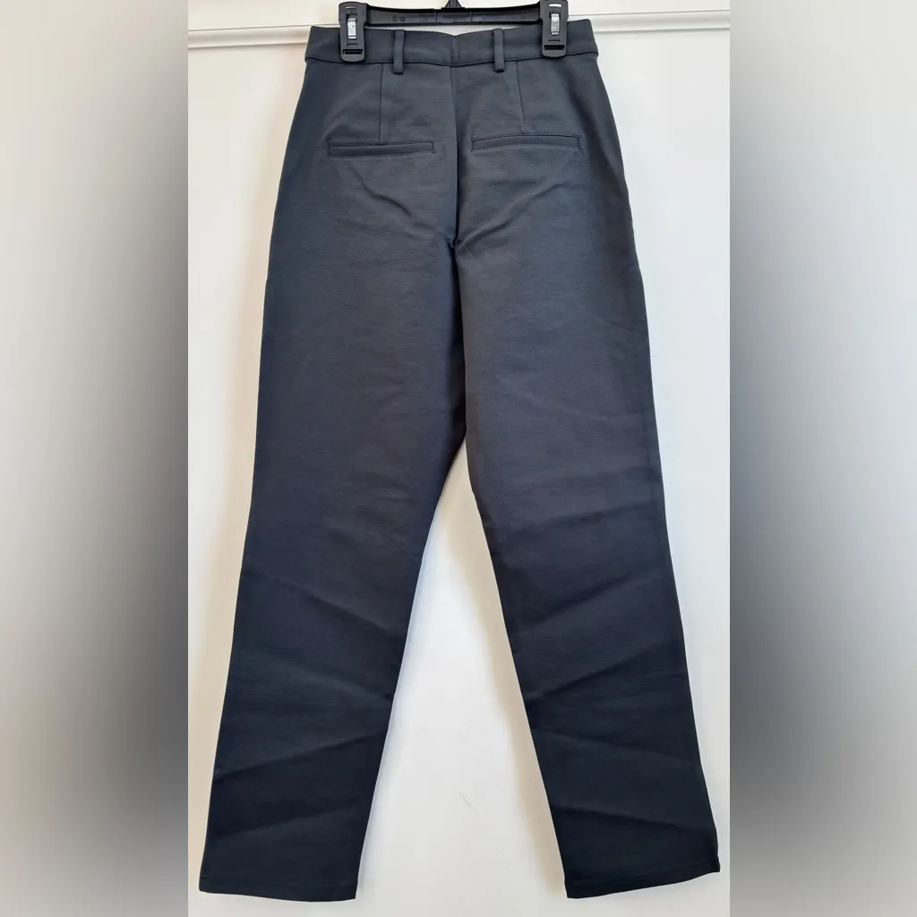 NWT Universal Standard Women's Ponte Dress Pants 4XS (00-0 / XS) Green Charcoal - Image 2