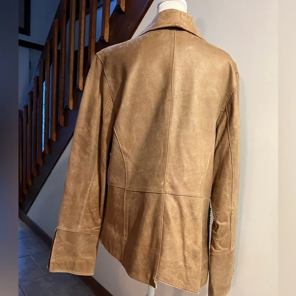 Knoles & Carter | women’s Italian lamb skin jacket. Size: XL - Image 14