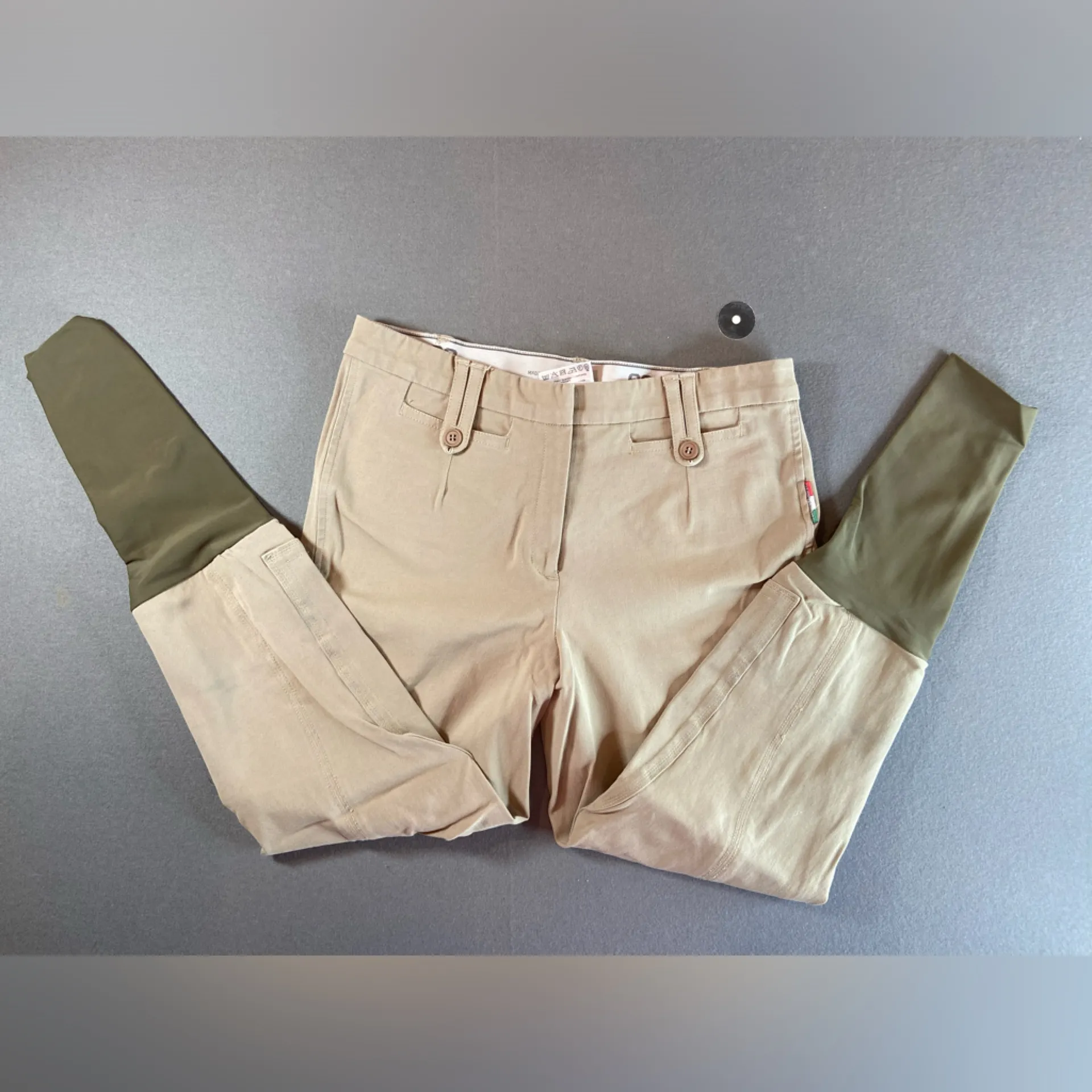 Alessandro Albanese Prestige Schoeller Women’s Riding Breeches Size 46‎ Tan - Image 3