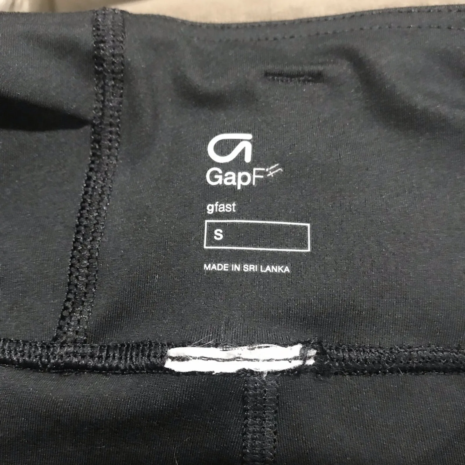 Gap GFast Criss Cross Black Leggings Size Small High Rise Activewear Gym Yoga - Image 5