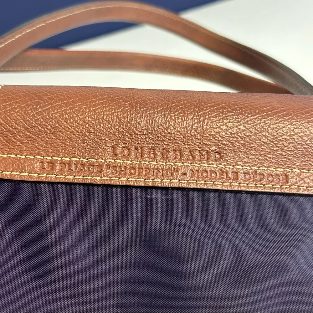 Longchamp  Le Pliage Large Shoulder Tote in Bilberry - Image 8