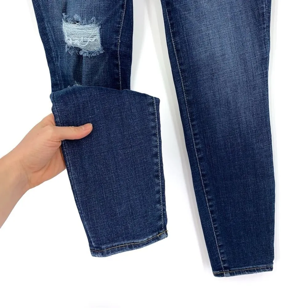 GOOD AMERICAN Good Legs Crop Skinny Jeans Blue Denim 4/27 - Image 5