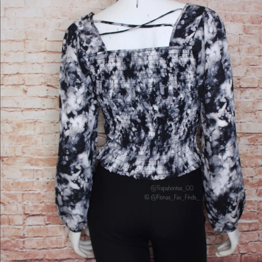 Good Luck Gem | Square Neck L/S Tie Dye - Image 12