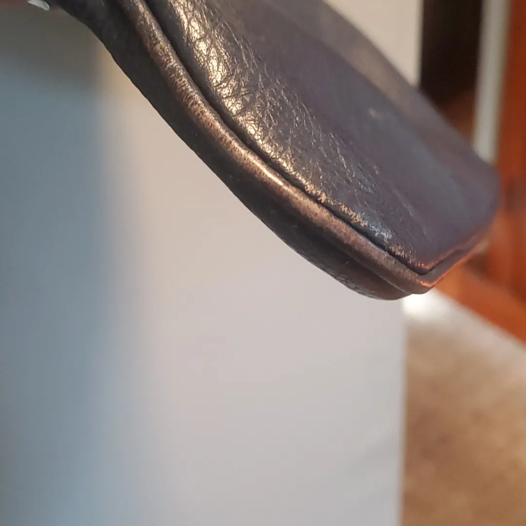 Ralph Lauren Blue Leather Crossbody - Image 8