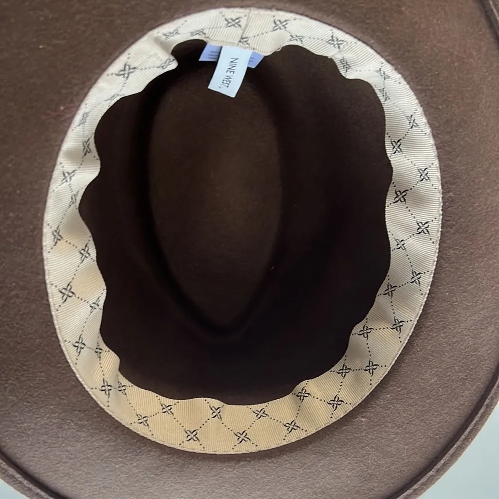 Nine West Wool Hat Brown OS - Image 5