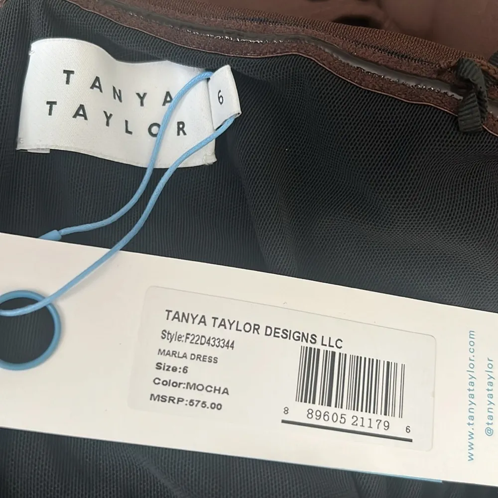 Tanya Taylor Marla Dress in Mocha/ Brown, Size 6 New w/Tag $575 - Image 9