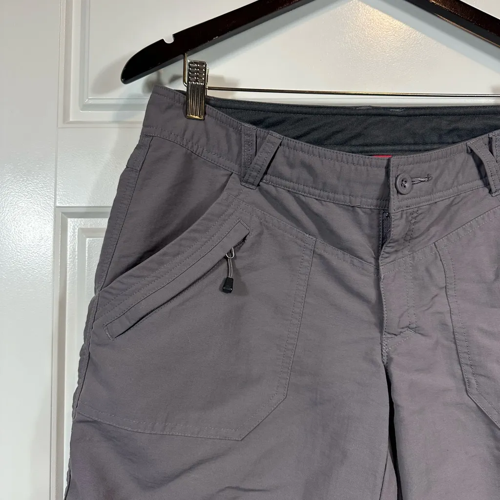 The North Face Horizon Sunnyside Cargo Hiking Outdoor Shorts 7” Gray Size 12 - Image 4
